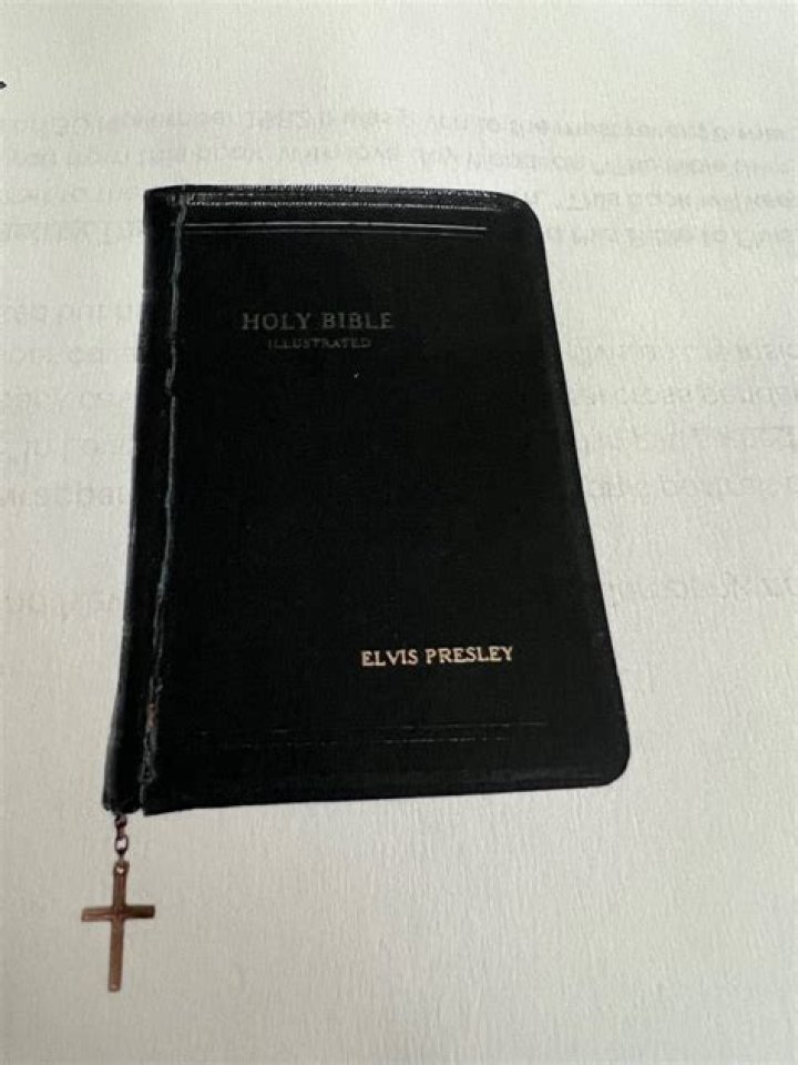 Elvis Presleys Signed Bible for Sale at $95,000