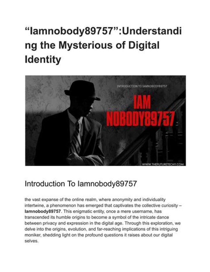 Unmasking The Enigmatic Online Persona